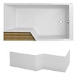 JACOB DELAFON - Baignoire bain douche 170 x 90 Neo version droite + tablier - vignette
