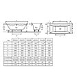 JACOB DELAFON - Baignoire droite 170 x 70 Evok, deux places + pare bain - vignette