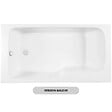 JACOB DELAFON - Baignoire bain douche Malice, antidérapant, version Gauche Blanc mat 170x90cm - vignette