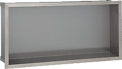 WEDI - Niche murale inox à encastrer - 90 x 30 x 10 cm - large