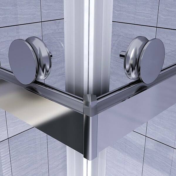 SANIVERRE - ATEMIS Cabine de douche coulissante 75x75 H200cm verre 8 mm transparent - large