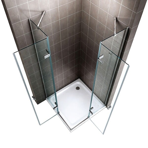 SANIVERRE - MAYA Cabine de douche 75x75 H190 cm transparent - large