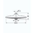 GROHE - Vitalio Joy 260 Douche de tête avec rotule réglable, Chrome (26462000) - vignette