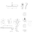 JACOB DELAFON - Colonne de douche encastrée thermostatique Modulo - vignette