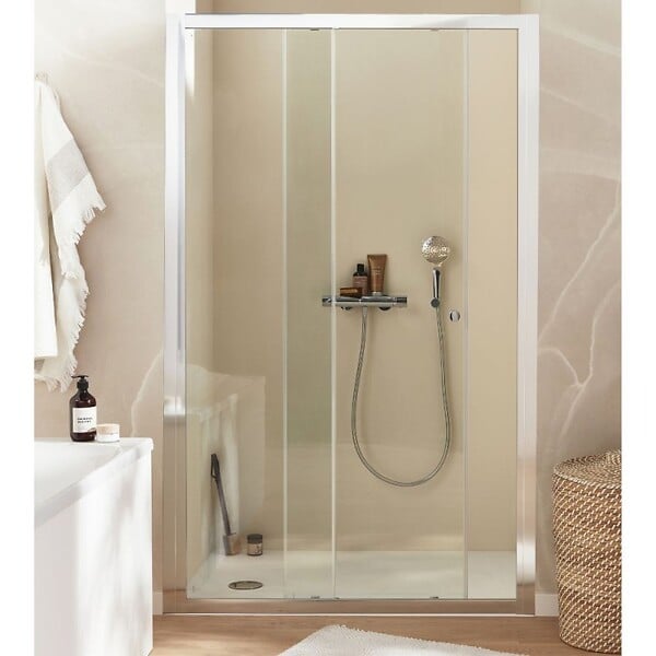 JACOB DELAFON - Paroi douche Serenity, 120 cm, porte coulissante réversible instal. Niche - large