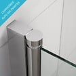 THALASSOR - SINA 80 M - Porte de douche pivotante réglable de 77,6 à 80,1 cm - vignette