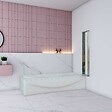 AICA SANITAIRE - Pare baignoire en 5 volets 120x140cm - vignette