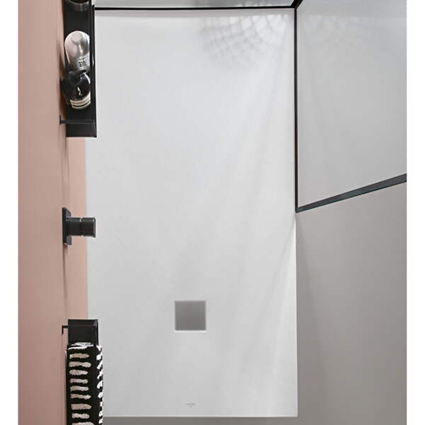 VILLEROY & BOCH - Receveur de douche PLANEO rectangulaire Blanc ultra plat et sans bord - Receveur douche-Dimensions:900X1200-PLANEO BLANC. - VILLEROY ET BOCH - large