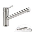 VILLEROY ET BOCH - Robinet cuisine rabattable  Como window acier massif + nettoyant - vignette