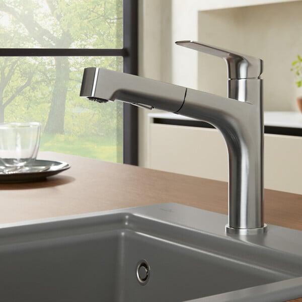 VILLEROY ET BOCH - Robinet cuisine  Junis Sky Shower + nettoyant - large