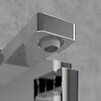 VILLEROY ET BOCH - Mitigeur lavabo mural  Architectura Square avec vidage Push Open Chrome + corps encastré - vignette