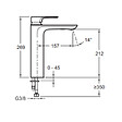 JACOB DELAFON - Lot de 2 mitigeurs lavabo haut Aleo+ sans vidage chromés - vignette