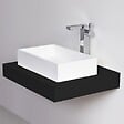 THALASSOR - SQUARE 50 - Vasque à poser en Solid Surface Blanc Mat 50 x 30 x 12(h) cm - vignette