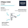 GROHE - Mitigeur mécanique Bidet Start 2021 + microfibre - vignette