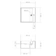 THALASSOR - KUBE 50 - Vasque suspendue en Solid Surface 50 x 50 x 25(h) cm - vignette