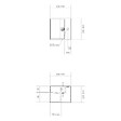 THALASSOR - KUBE 33 - Vasque suspendue en Solid Surface 33 x 33 x 25(h) cm - vignette