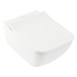 VILLEROY ET BOCH - Pack WC suspendu sans bride  Venticello + abattant + plaque blanche + bâti Grohe - vignette