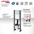THALASSOR - Pack WC Bâti universel Wirquin Pro + Cuvette COMPACT sans bride 49 cm + Plaque blanche - vignette