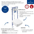 VILLEROY ET BOCH - Pack WC suspendu sans bride Architectura Twistflush [e³] rectangle + bâti-support sol et mur + plaque chrome mat - vignette