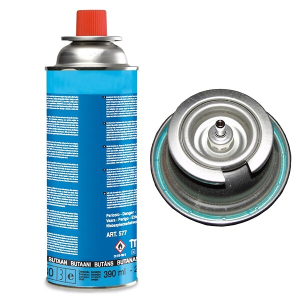 KEMPER - Plancha à gaz portable 2300W + 4 cartouches de gaz + Valise de transport KEMPER - large