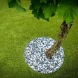 RO'MA NATURE - Bordure de jardin rouleau Plastique Recyclé Gris 15 m x14x0,7 cm (lot de 4 rouleaux soit 60 mètres) - vignette