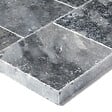 RO'MA NATURE - Pavé Pierre d'Adana Gris Bleu Foncé 15,25x15,25x3 cm (vendu au m² - 42 pavés/m²) - vignette