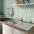 GROHE - Robinet de cuisine bec bas Start Eco Quickfix + microfibre - vignette