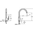 JACOB DELAFON - Robinet de cuisine Kumin chrome - vignette