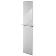 U-TILE - Radiateur électrique verre trempé blanc - 800 Watts - 180 x 40 cm vertical - vignette