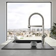 VILLEROY ET BOCH - Robinet cuisine  Steel expert compact acier massif + nettoyant - vignette