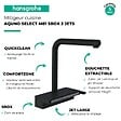 HANSGROHE - Robinet de cuisine avec douchette Aquno Select M81 250 sBox 2 jets noir mat - vignette