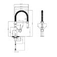 VILLEROY ET BOCH - Robinet de cuisine avec douchette Steel Expert Compact Noir mat - vignette
