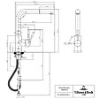 VILLEROY ET BOCH - Robinet cuisine  Steel Shower acier massif + nettoyant - vignette