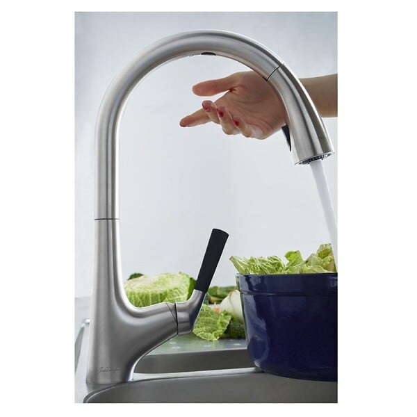 JACOB DELAFON - JACOB DELAFON Mitigeur cuisine Malleco infrarouge Bec haut chrome douchette extractible - large