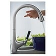 JACOB DELAFON - JACOB DELAFON Mitigeur cuisine Malleco infrarouge Bec haut chrome douchette extractible - vignette