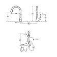 JACOB DELAFON - JACOB DELAFON Mitigeur cuisine Malleco infrarouge Bec haut chrome douchette extractible - vignette