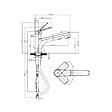 VILLEROY ET BOCH - Robinet de cuisine avec douchette Junis Shower Noir mat - vignette