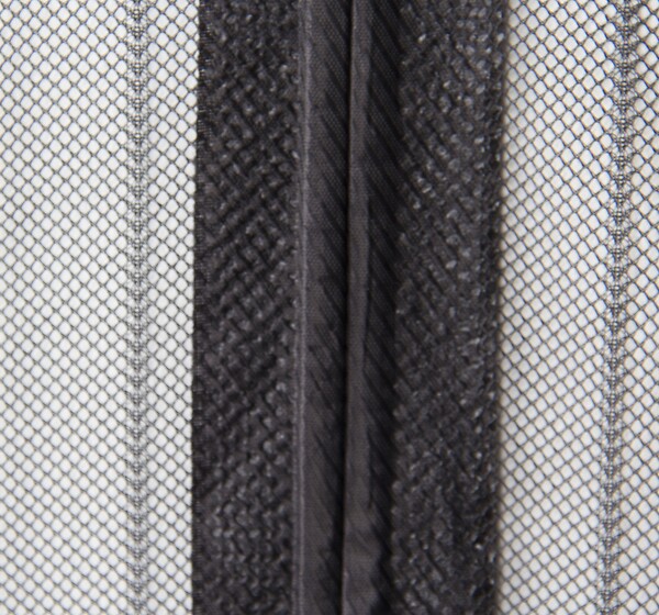 AVOSDIM - Rideau moustiquaire aimanté pour Porte - L 130 x H 215 cm - Noir - large