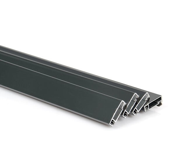 AVOSDIM - Profils Moustiquaire Cadre recoupable - Longueur 160 cm - Alu Gris Anthracite - large