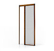 AVOSDIM - Store Moustiquaire Recoupable ALU pour Porte Chêne doré - L 140 x H 230 cm - vignette