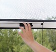 AVOSDIM - Store Moustiquaire Recoupable Alu - L 150 x H 160 cm - Blanc - Lot 2 - vignette