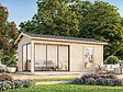PALMAKO - Abri / Studio de jardin Amanda - Double vitrage SU - 17,1m2 - vignette