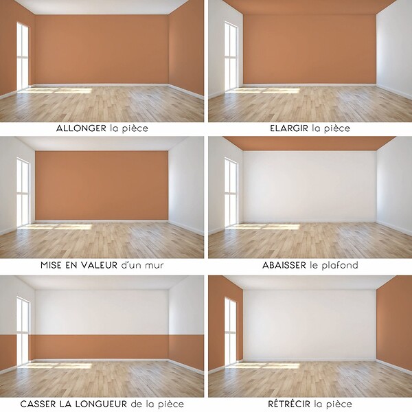 99DECO - Peinture Mur Velours - Rouge Ocre - Interieur - 1l - large