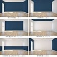99DECO - Peinture Mur Velours - Bleu Gris - Interieur - 2,5l - vignette