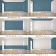 99DECO - Peinture Mur Velours - Bleu Acier - Interieur - 2,5l - vignette
