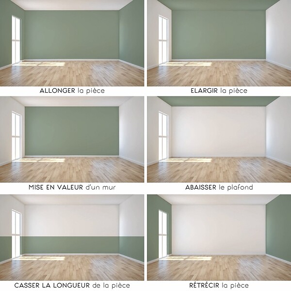 99DECO - Peinture Mur Velours - Vert Sauge - Interieur - 1l - large