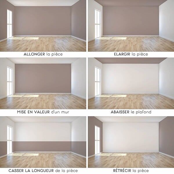 99DECO - Peinture Mur Velours - Taupe Brun - Interieur - 1l - large