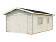 PALMAKO - Garage Roger en bois ép.44 mm avec porte en bois - Palmako- 24 m² - vignette