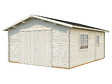 PALMAKO - Garage Roger en bois ép.44 mm avec porte en bois - Palmako - 31,7 m² - vignette