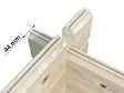 PALMAKO - Garage double en bois 44mm Roger - L629xP565xH310cm - vignette